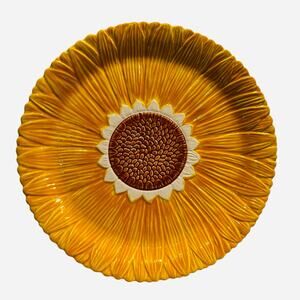 Fruttusso & Fruttuso Serving Platter Sun Flower 12”